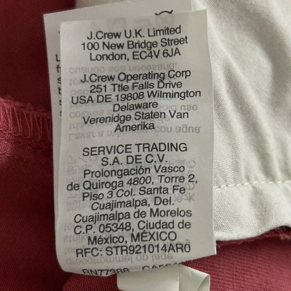 J. Crew Mercantile Flex Shorts Mens 33 Red Washed Preppy Casual Chino Flex Golf - Picture 4 of 4